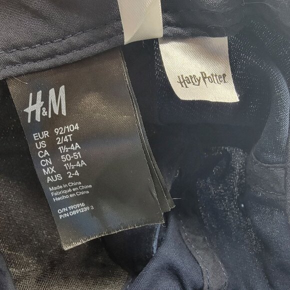 H&M Harry Potter Kids 2T-4T Hogwarts Blue Snapback Hat Cap Casual Festivals - Picture 5 of 10